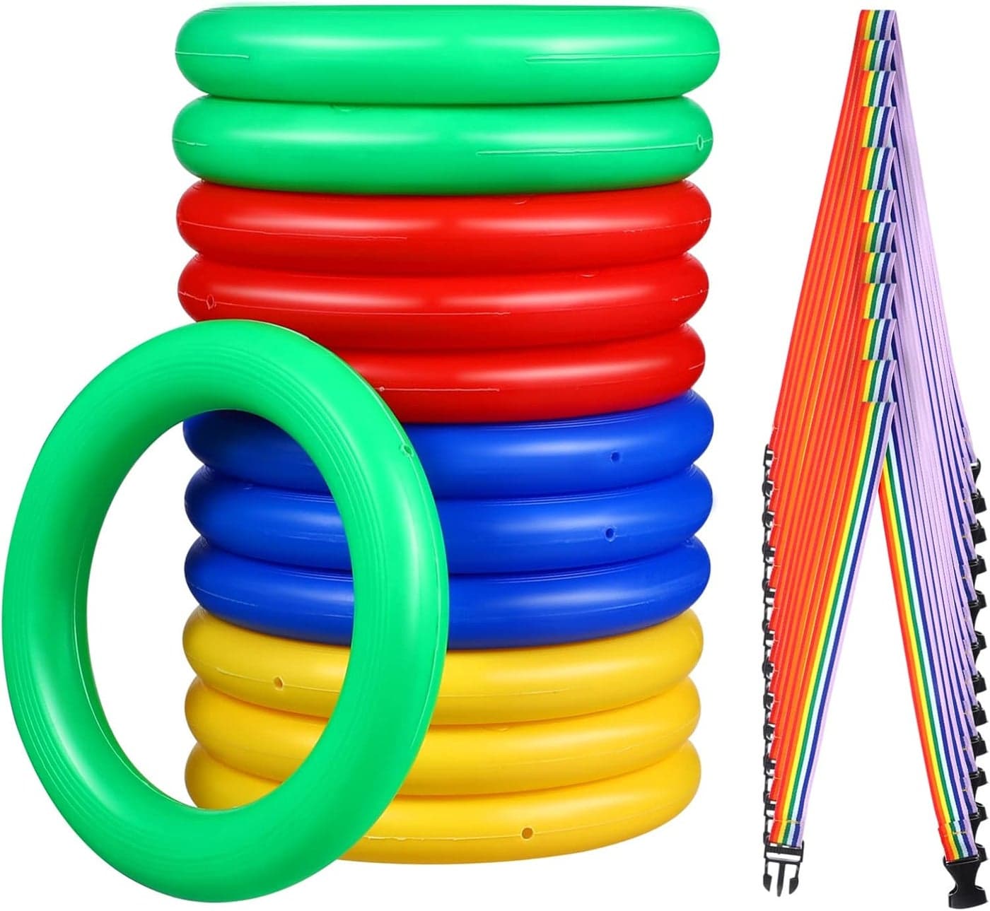 Walking Rope 12Pcs Walking Ropes Preschool Walking Rope with Round Handles Safety Line Transition Rope Anti Lost Walking Hand Belt for Preschool Kindergarten Kindergarten Leash
