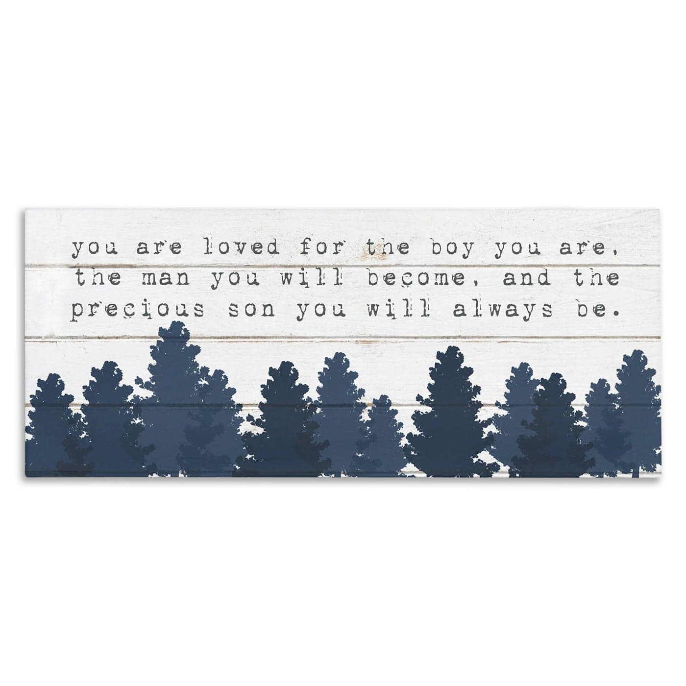 Stupell Industries Precious Son You Are Phrase Designed By Daphne Polselli 30 x 13 Canvas Wall Art