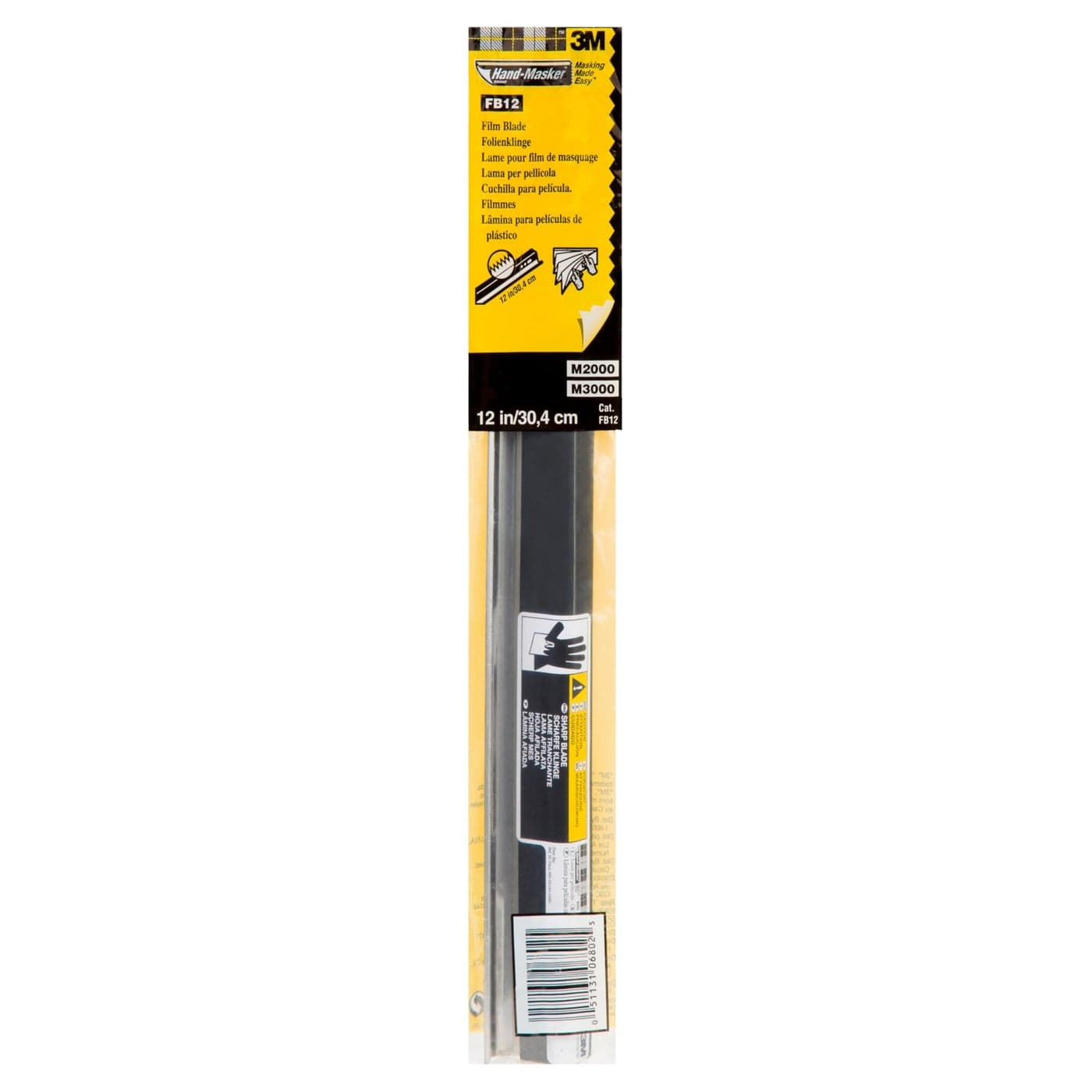 3M HandMasker 12Inch Film Blade FB12 for use with 3M HandMasker M3000 Tool