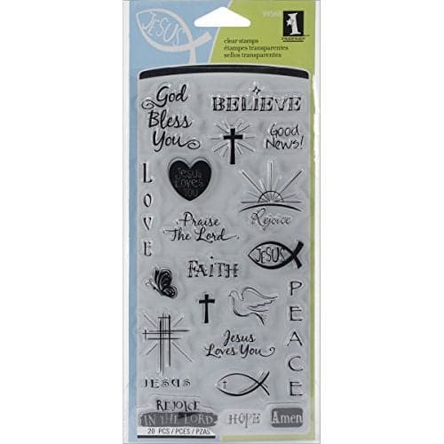 Inkadinkado Spiritual and Religious Clear Stamp Set 20pc