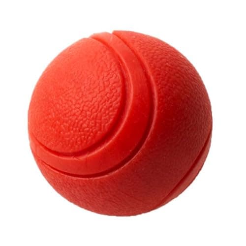 PETS EMPIRE Solid Rubber Dog Balls Dog's Solid Rubber Bouncy Ball Bite Resistant and Indestructible Dog Training Ball (Medium, Single Pack)