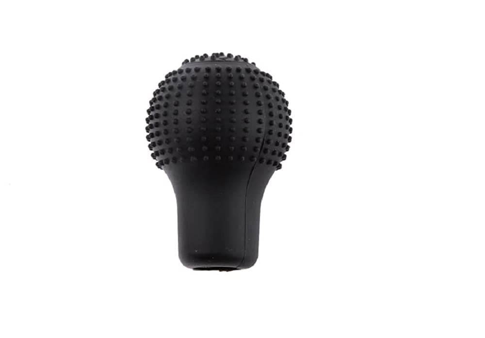 Aksmit Anti-Scratch Universal Fit Silicon Gear Knob Protective Cover Bump Shift Knob Cover (Black) for Maruti Suzuki Ritz