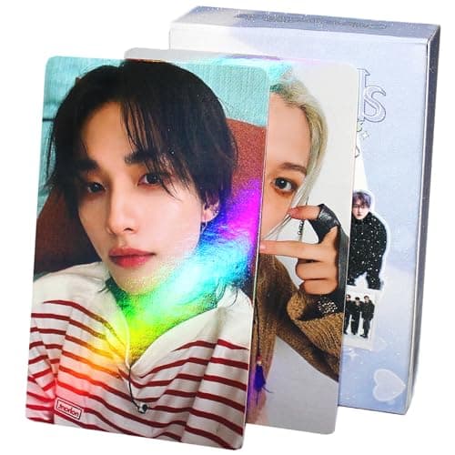 Stray Kids Laser Photocard 55pcs Stray Kids Album Photocard Kpop Stray Kids LOMO Cards Kpop Straykids Album Card Stray Kids Photo Cards 5Star Postcard Gift for Fans Daugher