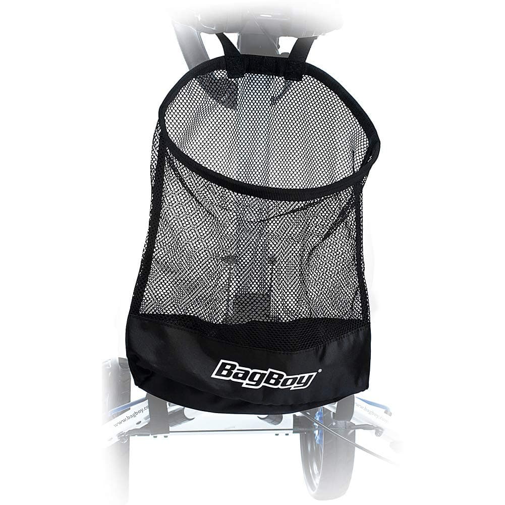 Bag Boy unisex adult Black Cart Storage Basket, Black, One Size US
