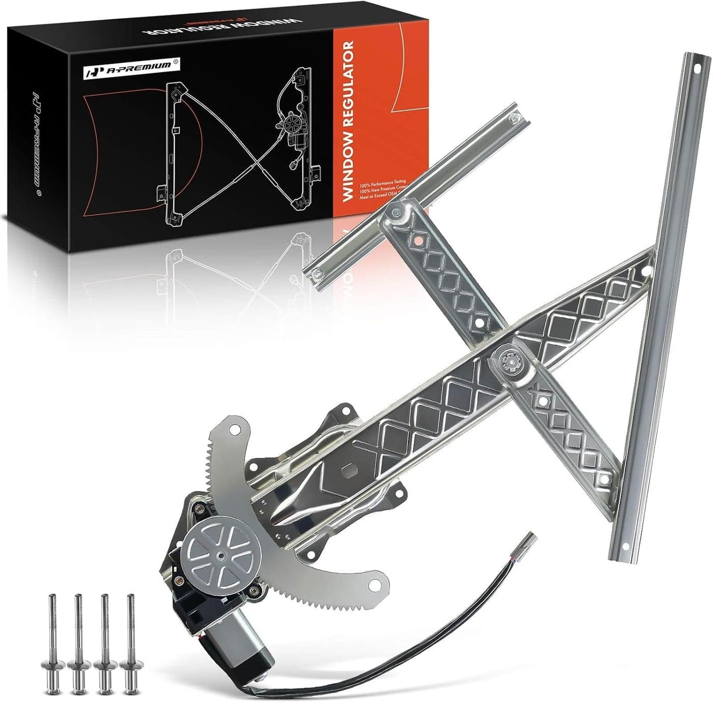A-Premium Power Window Regulator with Motor for Ford F-150 1999-2003 & F-150 Heritage 2004 - Front Left Driver Side