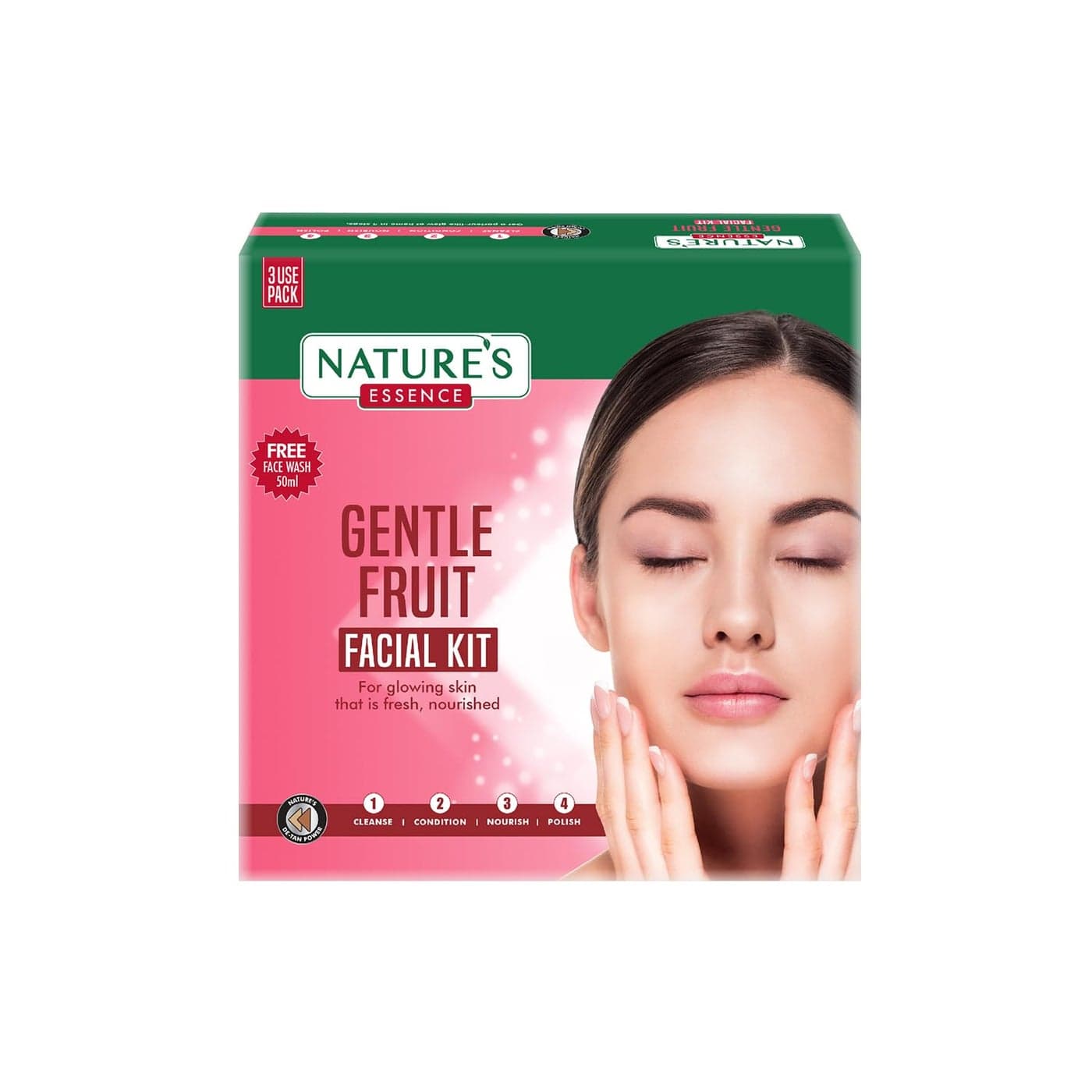 Natures Essence Gentle Fruit Facial Kit 45Grams30ML