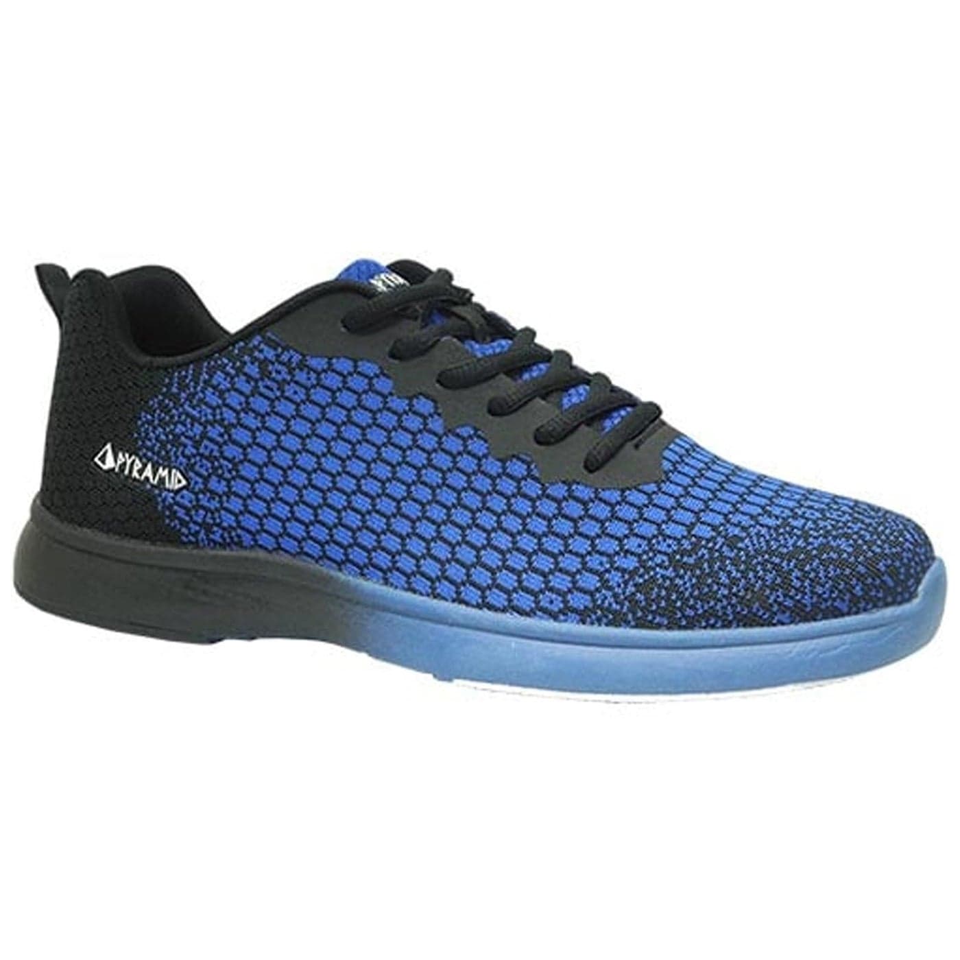 Pyramid Mens Path Lite Seamless Mesh Bowling Shoes BlackRoyal Blue Size 105