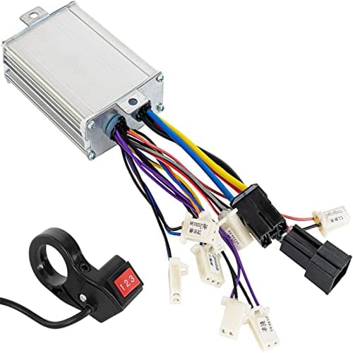 Brushed Motor Controller 36V 1000W Brush Motor Speed Control Brushed Controller with 3 Speed Switch for Scooter Electric Bicycle (36V 1000W)