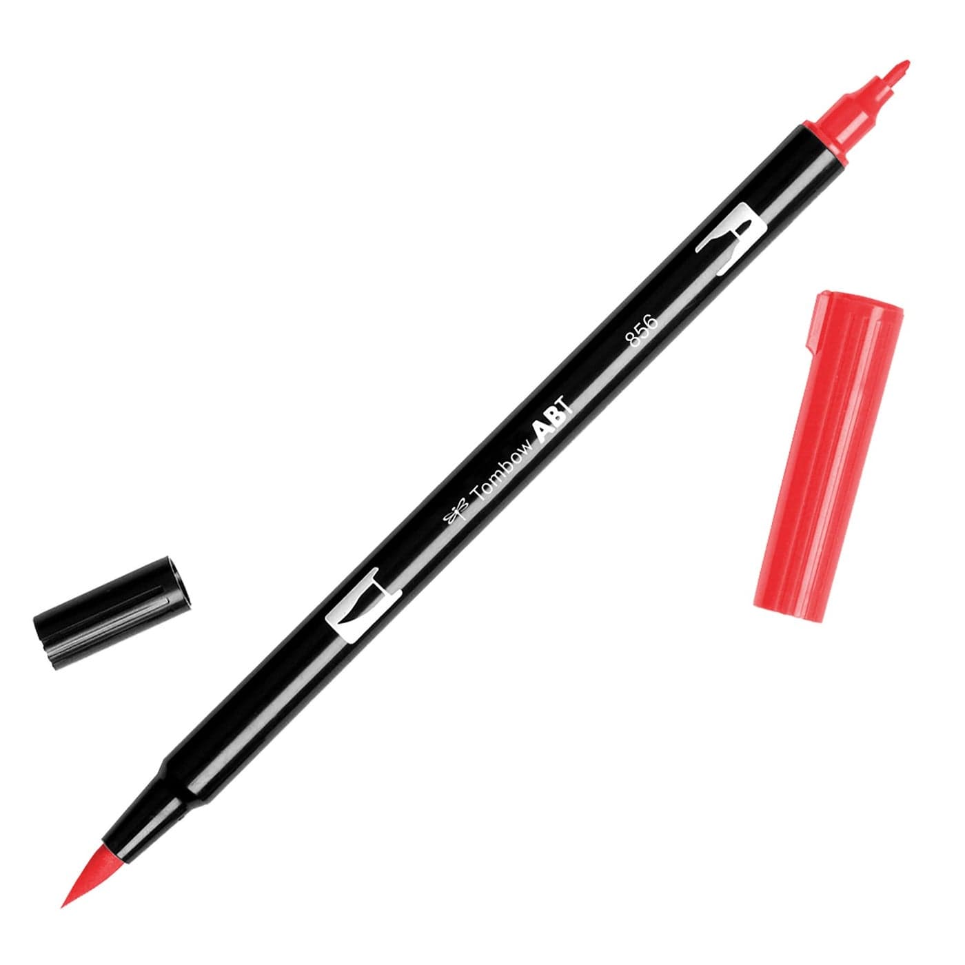 Tombow 56600 Dual Brush Pen Art Marker 856 Poppy Red