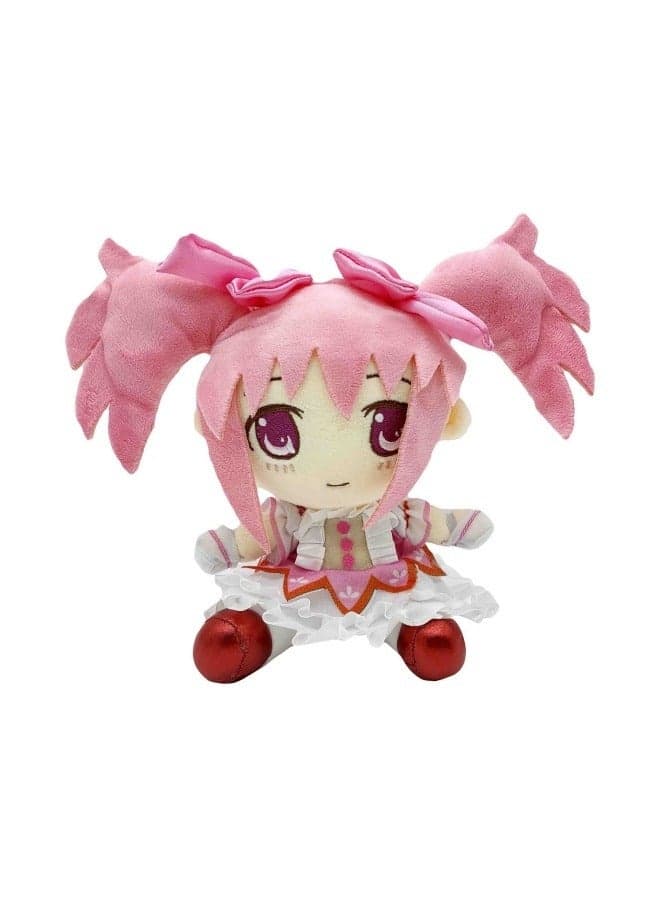 Madoka Kaname Plush Magical Girl Little Round Plush Doll Charming Madoka Kame Plush Toy Doll Perfect for Home Decoration The best gift for your loved ones
