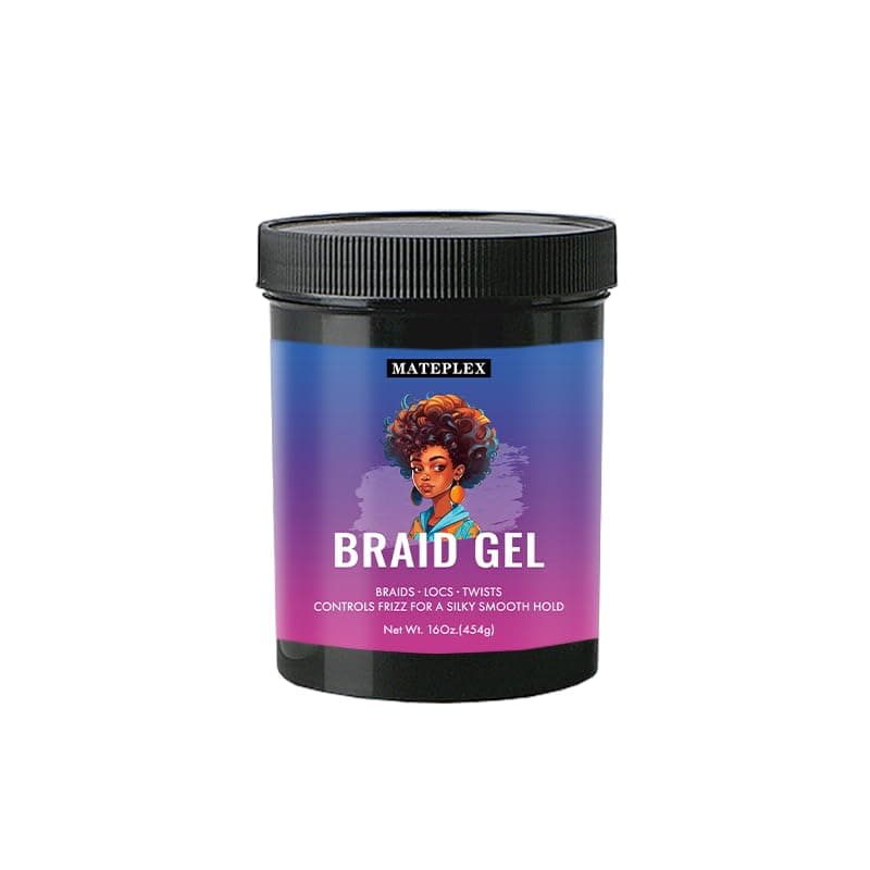 Edge Control Wax Strong HoldNatural Hair Care Conditioning Gel Nongreasy Smoother for Black Hair Twist Gel Tames Frizz Edges Braid Styling Gel 16oz