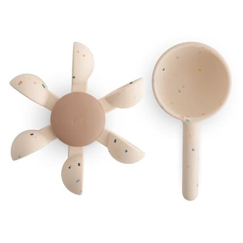 mushie Water Wheel Bath Toy Toddler Sensory Toys for Bath Play