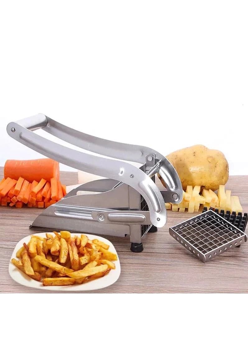 Manual French Fries Machine Stainless Steel Multi-Purpose Vegetable Fruit Shredder Food Cutter Kitchen Tool