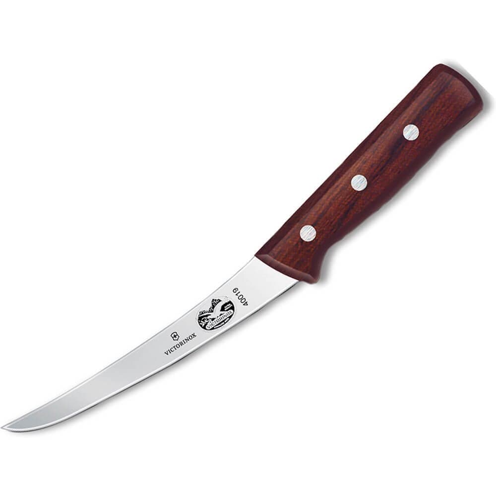 Victorinox 6 Boning Knife Curved Blade Flexible Maple Wood Handle 5661615