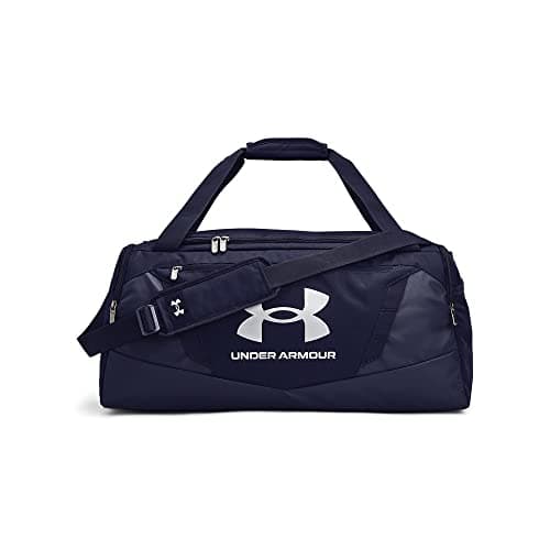 Under Armour UnisexAdult Undeniable 50 Duffle Midnight Navy 410Metallic Silver Small