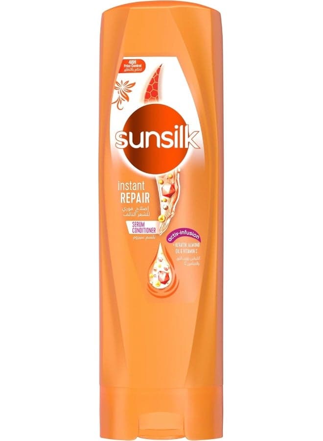 Sunsilk Conditioner, To Instantly Repair Damaged Hair, with Keratin, Almond Oil & Vitamin C, 350ml
