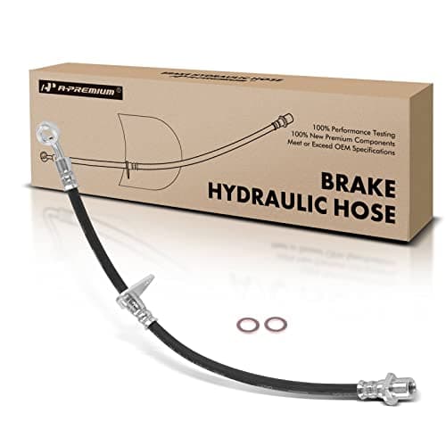 A-Premium Rear Passenger Side Brake Hydraulic Hose Compatible with Select Honda Models - S2000 2000 2001 2002 2003 2004 2005 - Replace# 01466S2A000