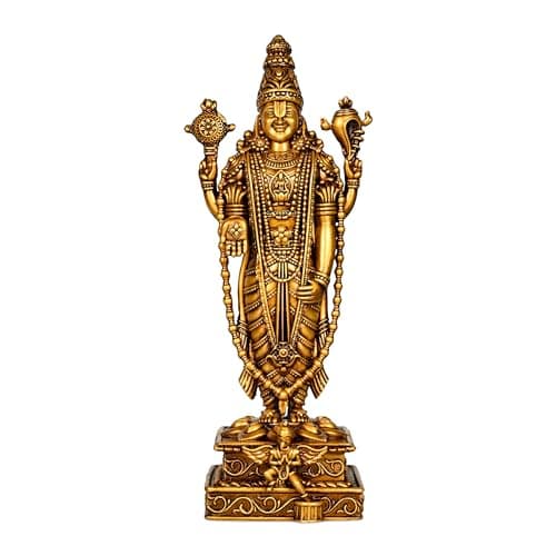 Artarium Venkateshwar Balaji Lord Tirupati Balaji Shri Venkateshwara Swami Idol for Home Decor Office Decor Gift Item (Venkateshwar Balaji 9.05 Inch)