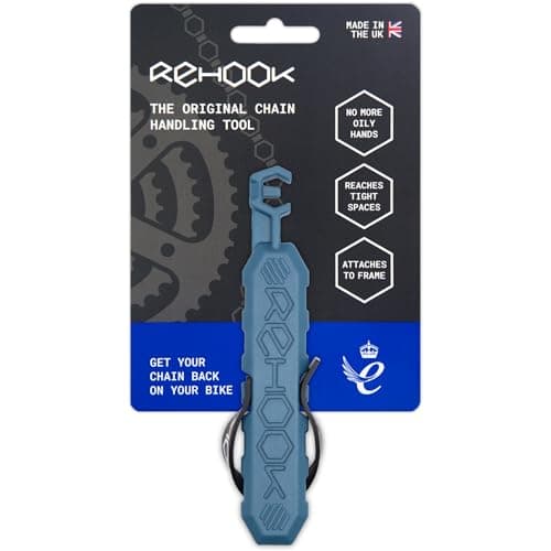 Rehook Colour - Get Your Chain Back on Your Bike in 3 Seconds. Without The Mess - Perfect Xmas Stocking Filler Blue
