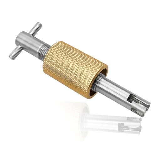 Gasedin AC Orifice Tube Removal Tool Automotive AC Orifice Tube Puller Tool Fits GM Vehicles Stainless Steel Air Conditioning Orifice Tube Remover Installer Car Accessories Golden