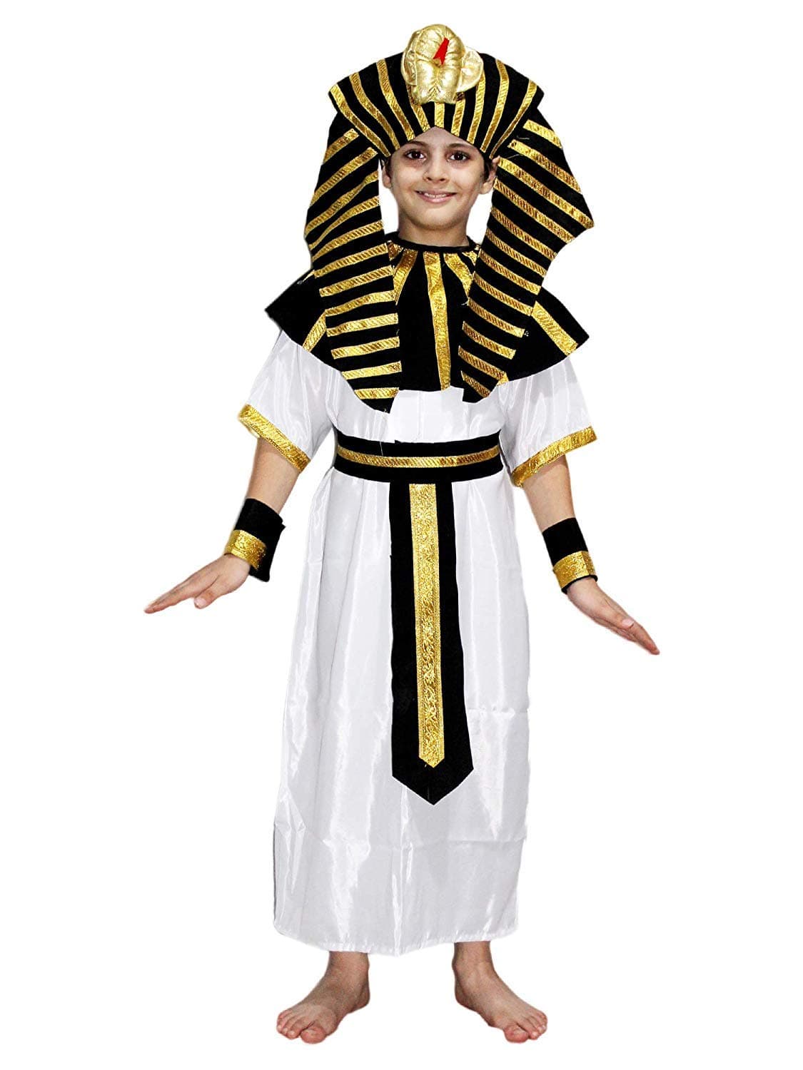 Kaku Fancy Dresses International Ethnic Wear Egyptian Boy Costume -Multicolor, 14-17 Years, For Boys