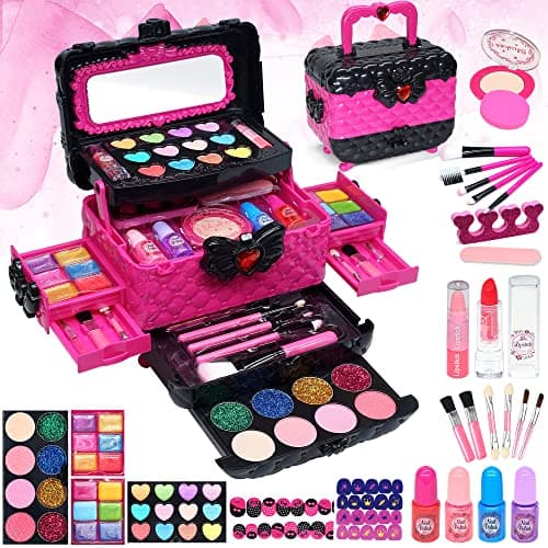 Kids Makeup Sets for Girls Kids Makeup Kit for Girls Maquillaje para Nias Play Make Up Kit Best Toys for Little GirlPrincess Toddler Kid Stuff Ages456789 1012 Year Old Girl Birthday Gifts