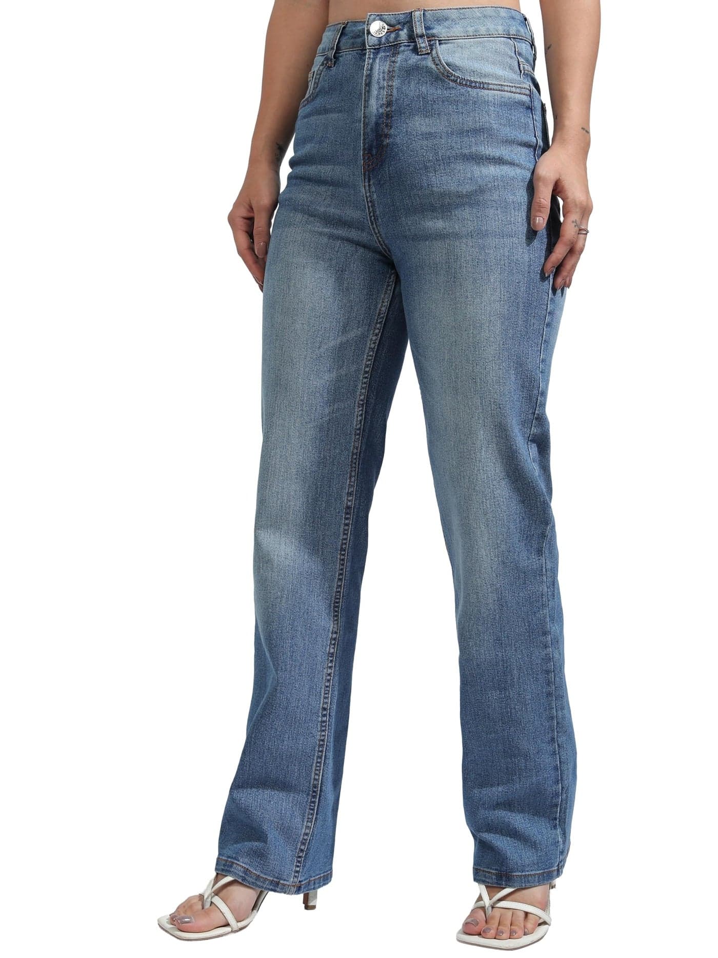 Tokyo Talkies Women Straight Fit Jeans