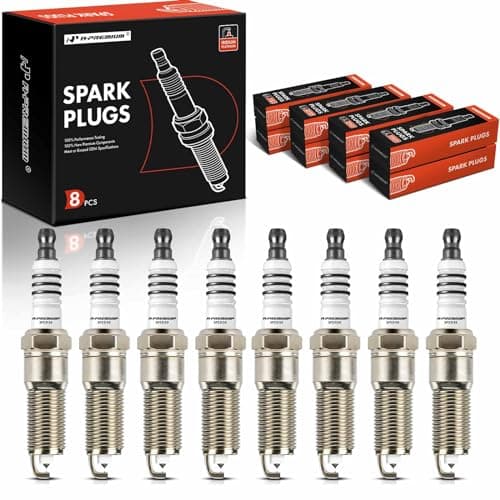 A-Premium Iridium Platinum Spark Plugs Compatible with Jeep Grand Cherokee 2005-2008, Commander 2006-2008 & Dodge Ram 1500/2500 2003-2008, Charger, Durango & Chrysler 300 (Pack of 8)