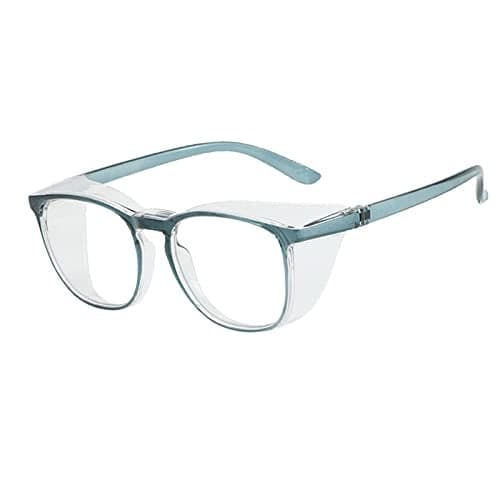 Weahoen Safety Glasses for Men Women Nurses Anti Fog Stylish Fashion Comfortable Safety Goggles with Side Shields Eye Protection for Adult