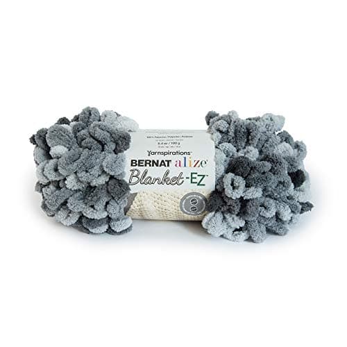 Bernat Alize Blanket-EZ Yarn, Slate Grays