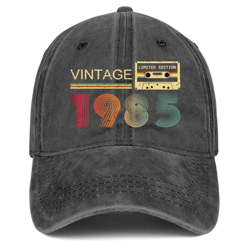 40th Birthday Gifts Women Men 1985 Hats Vintage 1985 Baseball Cap 40th Birthday Gifts for 40 Year Old Father Mothers Day