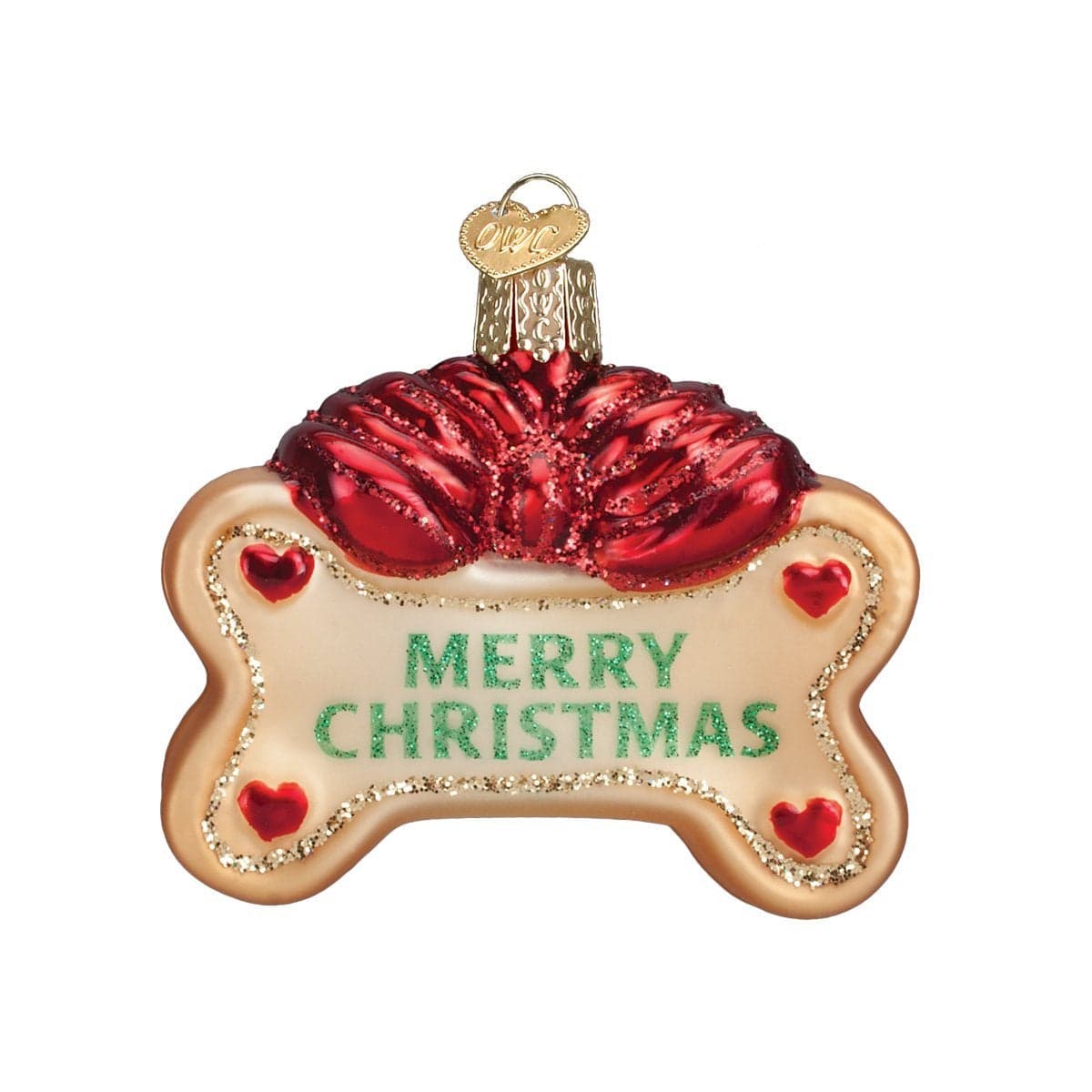 Old World Christmas Dog Treat Glass Blown Ornament for Christmas Tree