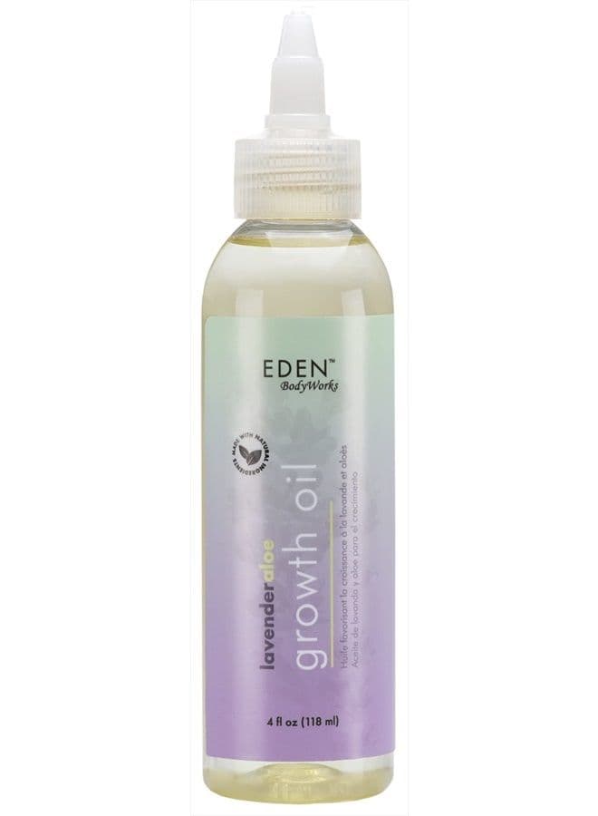 Lavender Aloe Hair Growth Oil (4 oz) - Vegan Scalp Treatment to Reduce Breakage & Stimulate Healthy Growth