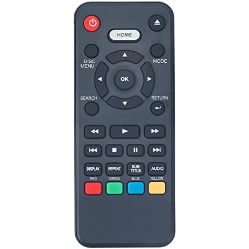 Universal Replacement Remote Control fit for Sanyo Blu-ray DVD Player FWBP505F, FWBP505K, FWBP506FF, FWBP507FF, FWBP807FP