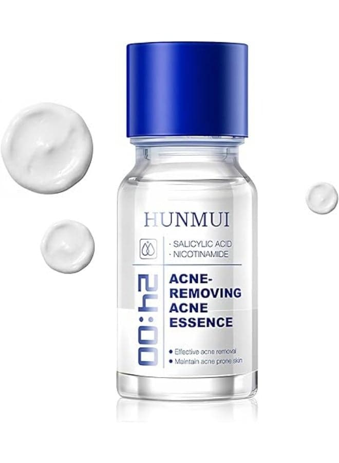 1.8% Salicylic Acid Serum for Acne-Prone Skin, Rapid Acne Treatment Face Serum with 4% Niacinamide & Zinc Oxide, Unclogs Pores, Reduces Breakouts & Acne Marks, 24H Overnight Spot Care, 10ml