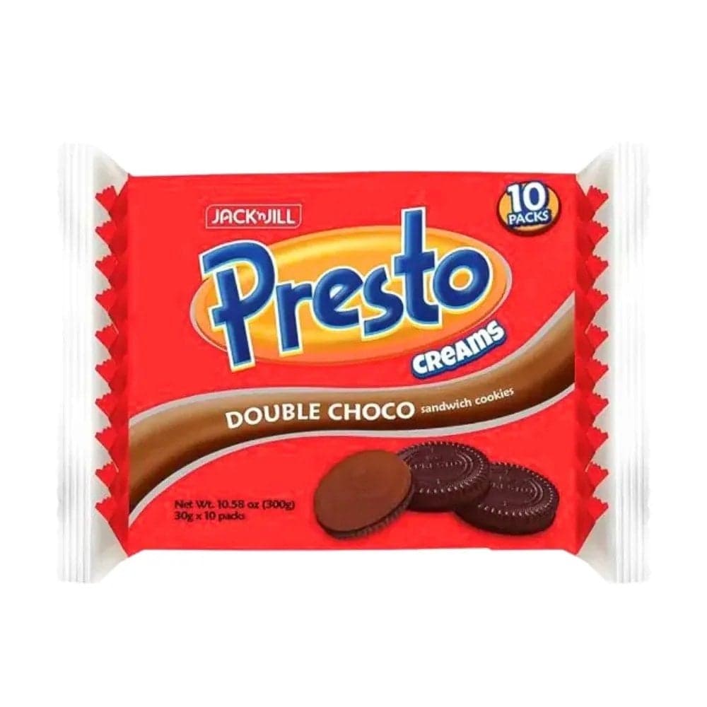 Jack N Jill Presto Creams Double Choco Sandwich Cookies- 10X30gms