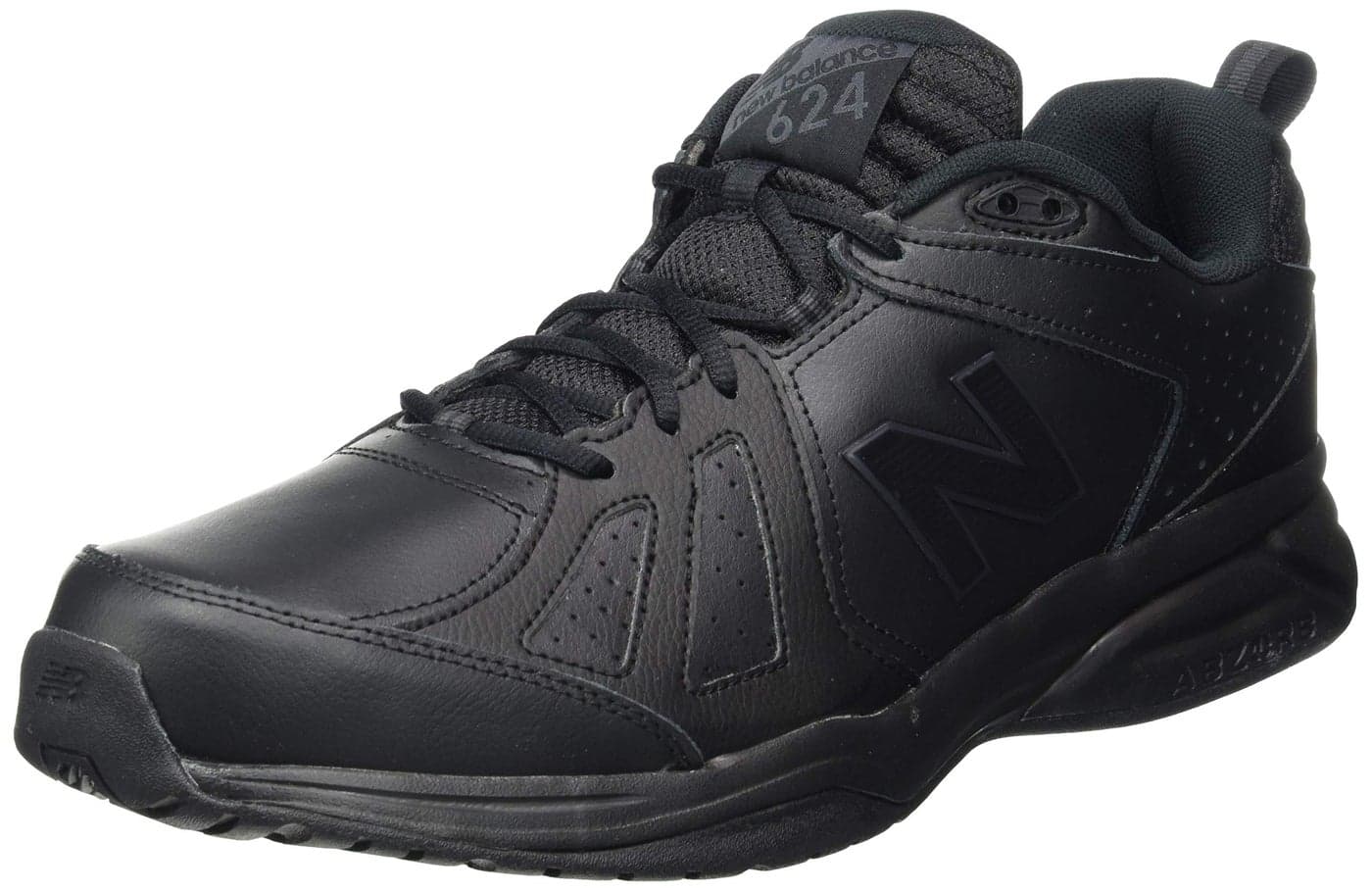 New Balance Mens 624v5 Fitness Shoes Black 7 UK XX Wide