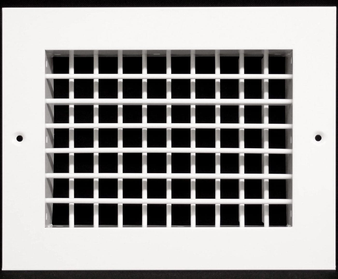 HVAC Premium 10w X 6h Aluminum Double Deflection Adjustable Air Supply HVAC Diffuser Full Control VerticalHorizontal Airflow Direction Vent Duct Cover Outer Dimensions 116w X 76h