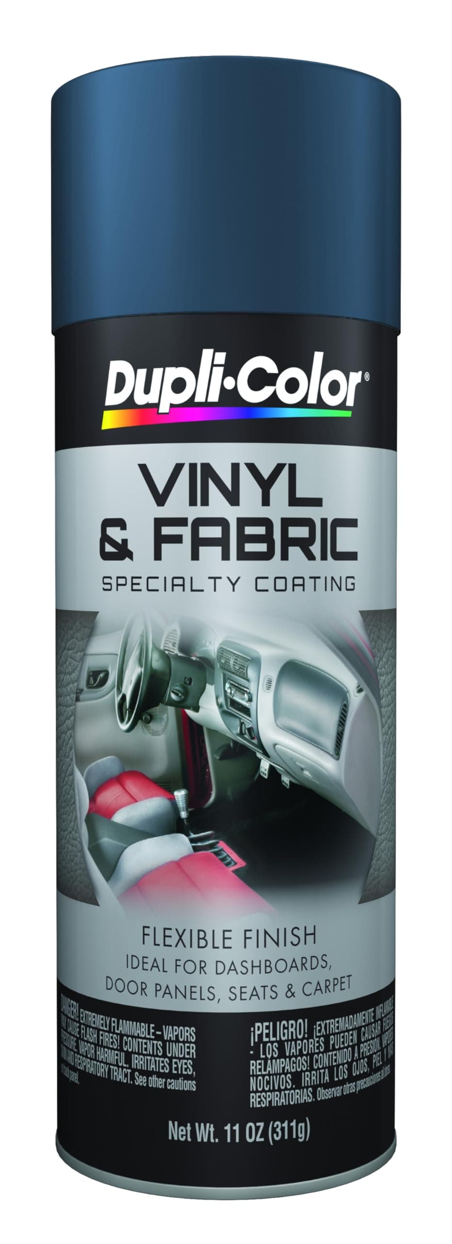 Dupli-Color HVP112 Vinyl and Fabric Coating Spray Paint - Medium Blue - 11 oz Aerosol Can