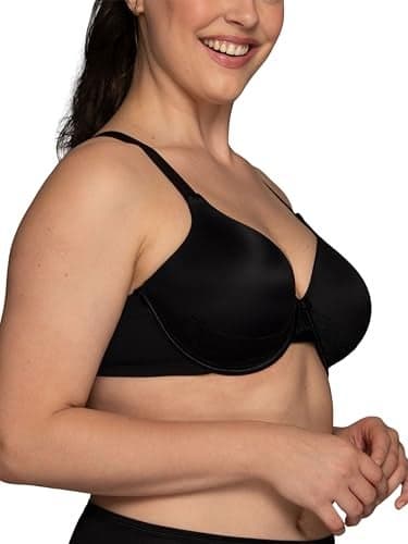 Vanity Fair Women's Beauty Back Full Coverage Underwire Bra,Midnight Black,36D