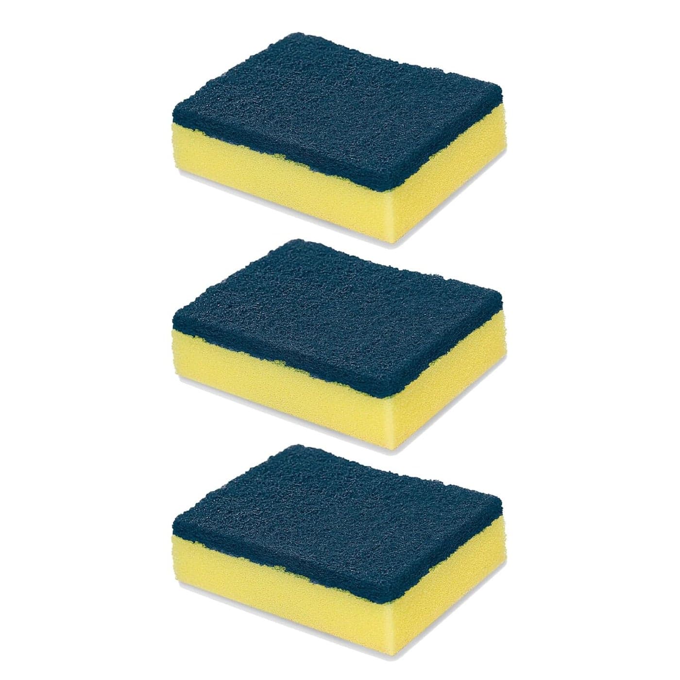 Spotzero by Milton Plastic Antibacteria Power Scrub, Pack of 3, Blue