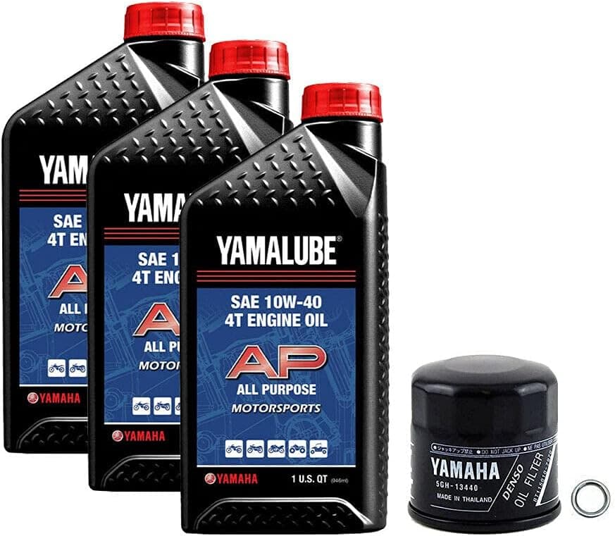 Yamaha Yamalube Oil Change Kit 10W-40 for Grizzly 550 4x4