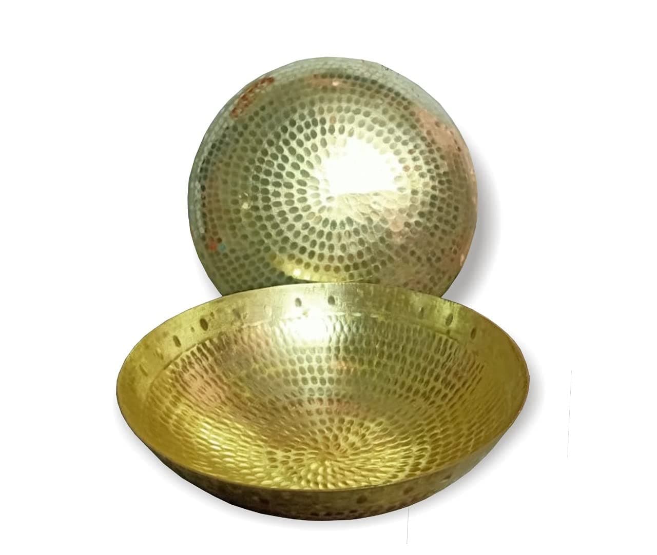 KITCHEN NEXT Handmade KadhaiFrying Pan Pital Kadai Without HandleKarahi Pan for Cooking Serving 1500 ML