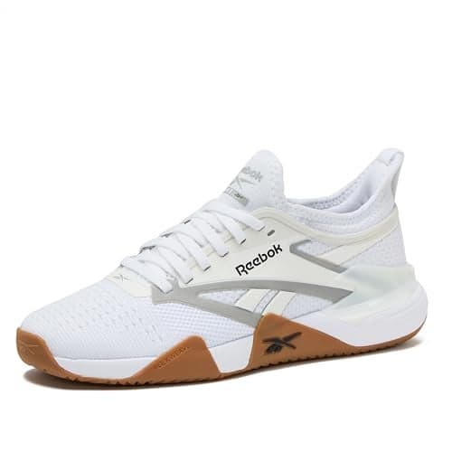 Reebok Women's Nano Court Womens Tennis Shoes, Pickleball Shoes for Women, White/Black/Grey 1, Size 8.5