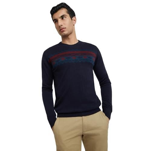 Raymond Dark Blue Sweater (Size: 46)-RMWX01258-B8