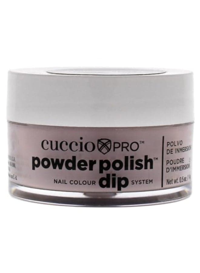Cuccio Colour Powder Nail Polish Lacquer For Manicure And Pedicure Highly Pigmented Powder That Is Finely Milled Durable Finish Flawless Rich Color Easy To Apply Semi Sweet On You 05 Oz