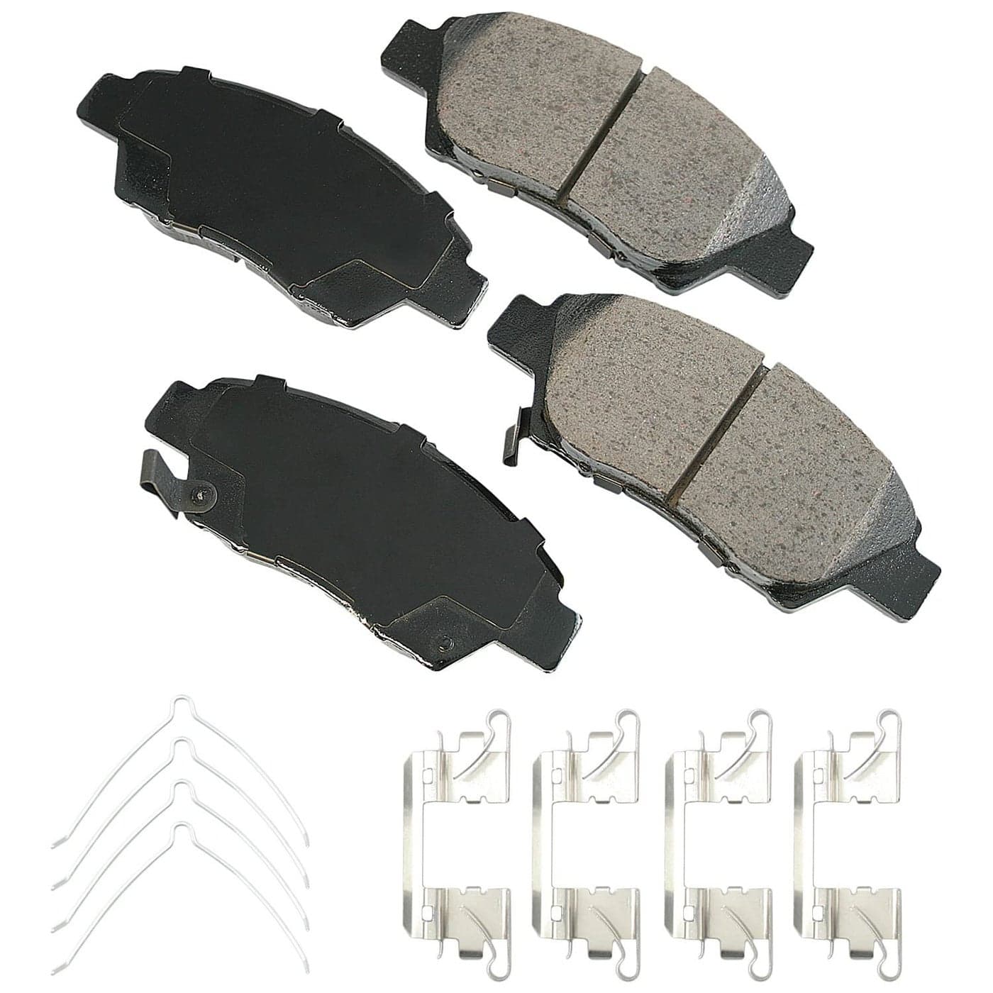 Akebono UltraPremium Ceramic Front Disc Brake Pads GREY
