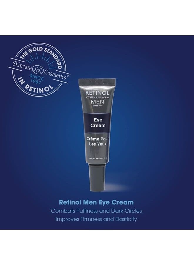 Men's Eye Cream – The Original Retinol Eye Treatment For Men – Targets Under-Eye Area to Reduce Puffiness & Dark Circles, Boost Hydration & Drastically Minimize the Visible Signs Of Aging