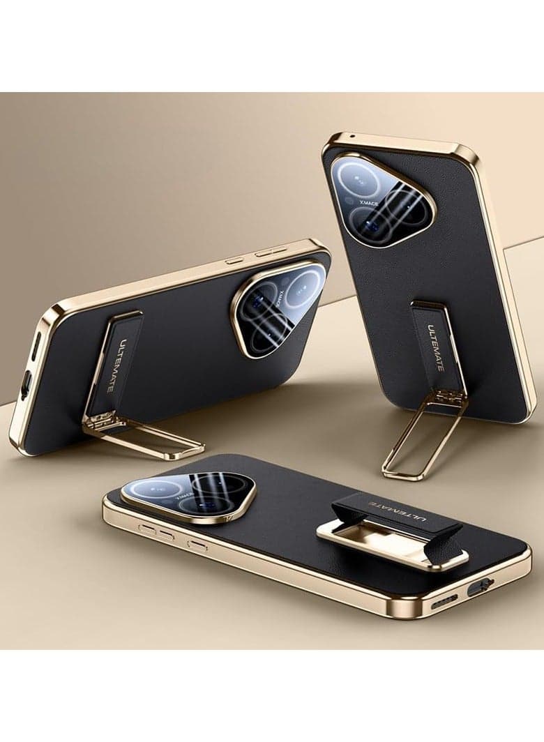 Case compatible with Huawei Pura 80 Pro/Pro+, featuring built-in full-coverage lens protection and kickstand. Huawei Pura 80 Pro Plus 5G (White) comes with a matte anti-fingerprint protective cover.