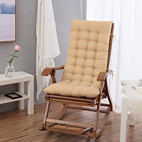 aeTHEric Super Comfy Long Rocking Chair Cushion/Chair Back Rest Pillow/Chair Seat Pad/Long Quilted Chair Cushion/Pad(19 * 41inch)